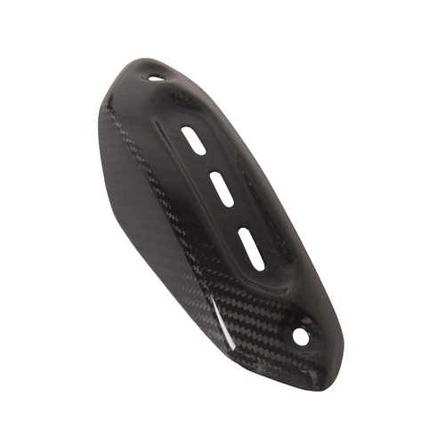 For Ducati Hyptermotard 821 939 950 Carbon Fiber Exhaust Pipe Cover Heat Shield - Picture 4 of 12
