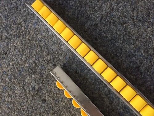 5 x1.045 mm Röllchenbahn SSi-Schäfer Röllchenleiste Rollenbahn Rollenleiste - Bild 3 von 4