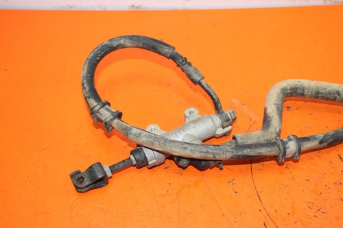 2006 HONDA TRX 450ER REAR BRAKE MASTER CYLINDER W BRAKE HOSE LINE AND CUP - Picture 5 of 8