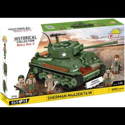 Cobi 3118 Sherman M4A2E8(76)W Historical Collection Bausatz