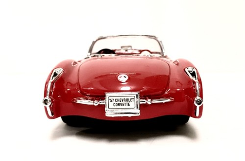 BRANDNEU WELLY 1:24 MASSSTAB 1957 CHEVROLET CORVETTE CABRIO NEUWERTIG - Bild 6 von 9