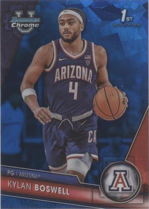 2023 24 Bowman University Chrome Sapphire Edition Kylan Boswell 3