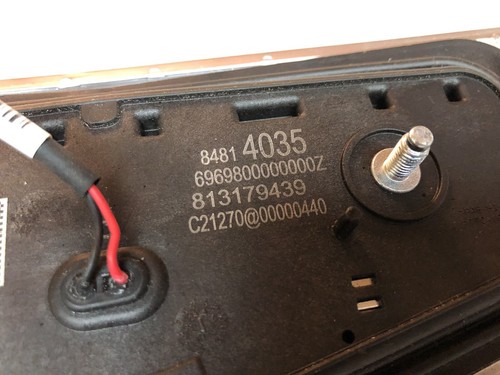 Factory Cadillac Escalade Emblem Pushbutton OEM GM Rear Button 2021-24 84775369 - Picture 6 of 6