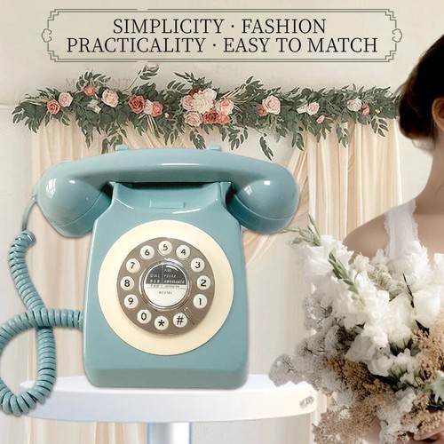 Antique Telephone Wedding Telephone Message Recording Vintage Audio Message Book - Zdjęcie 8 z 24