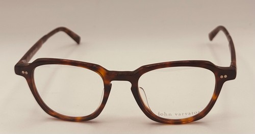 John Varvatos Herren Rechteck Havana Tort Kunststoff Quadrat Rahmen V204 50mm - Bild 8 von 13