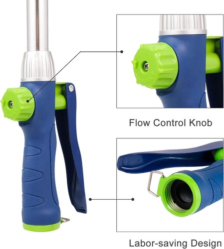 Bewässerungsstab 16 Zoll Sprühstab mit 8 Bewässerungsmustern für Rasen Garten - Bild 9 von 24