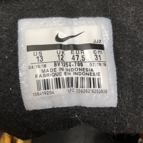 Rare Nike Air Max 1 UNIVERSITY GOLD/WHITE-BLACK BV1254-700 US Size 13 2018 - Bild 8 von 11