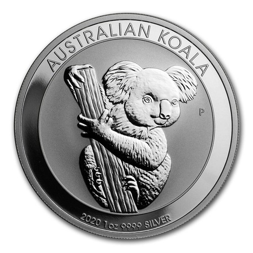 2020 Australia 1 oz Silver Koala BU - Picture 1 of 6