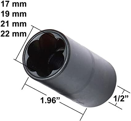 9CL-90310 Auto Twist Socket, Wheel Lock Nut Bolt Remover, Tire Service Car Tools - Picture 2 of 10