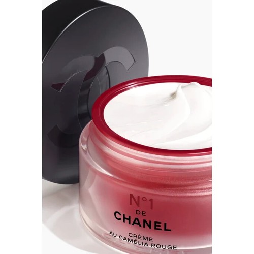 CHANEL N°1 REVITALIZING CREME AU CAMELIA ROUGE RED CAMELLIA CREAM 1.7 NEW IN BOX - Picture 2 of 2