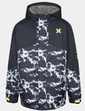 Hurley Heavyweight Boys M Tye Dye Phantom Camo Snowboard Jacket Winter Coat