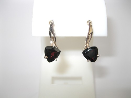 Pendientes Vintage Plata 925 Chapados en Oro Unión Soviética URSS Originales - Imagen 14 de 18