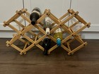 Accordion Folding Wooden Wine Rack