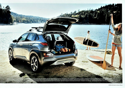 CATALOGO BROCHURE VENDITA HYUNDAI KONA 2018 ~ 12 PAGINE ~ 8,5" X 11,75" - Foto 2 di 11