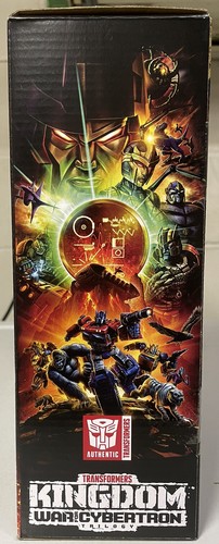 New Transformers WFC War for Cybertron Kingdom Leader Megatron Beast T-Rex MISB - Picture 3 of 6