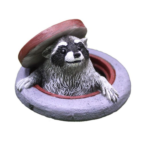 Realistic Animals Miniature Raccoon Figurines Children's Birthday Gifts