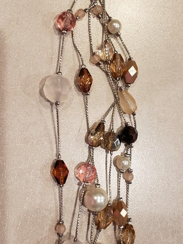 LIA SOPHIA Lot of 2 Necklaces One Chunky & one 3 Tier New 16"+ - Picture 7 of 8