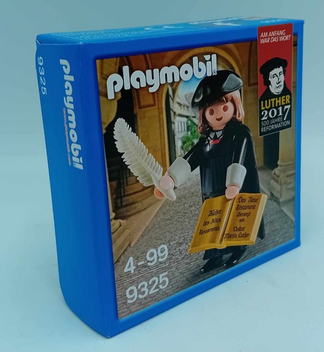 Playmobil 9325 Martin Luther 9325 Sonderfigur Reformation Kirche Bibel Promo Neu - Picture 3 of 3