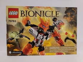 100% Complete & Retired Lego Bionicle Protector of Fire (70783) with Manual 