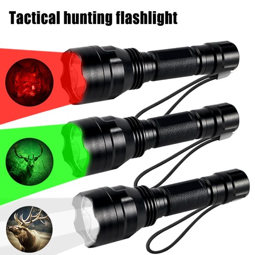 Red Green White LED Predator Light Hunting Flashlight for Hog Coyote Varmint # - Picture 1 of 14