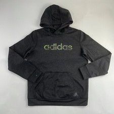 Adidas Climawarm Jacket Medium Grey Women Pullover Hoodie Used Casual AY7632