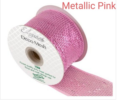 Eleganza Deco Netzband von Oaktree 63mm breit verschiedene Farben Premium Qualität - Bild 29 von 34