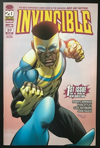 Invincible #89 2003 second printing variant Image comic book 2nd print