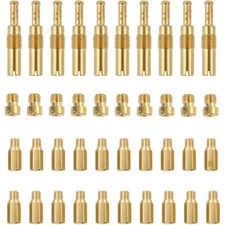 40pcs Carburetor Main Jet Slow Pilot Jet Kit for PWK Keihin OKO CVK Carb Gold