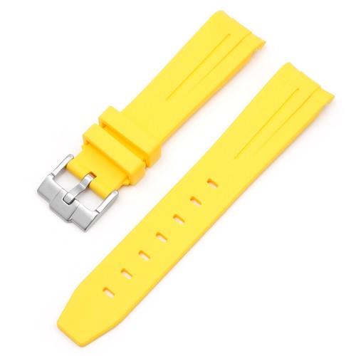 For Swatch Omega Curved Rubber Watch Strap Speedmaster Joint Moon Swatch 20mm - Picture 25 of 29