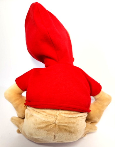 10" ET Plush Stuffed Toy Doll Movie ET  Extra Terrestrial Red Hoodie Alien - Picture 4 of 7
