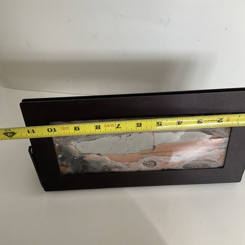 RARE Exotic Sands Moving Sand Art By William Tabar Black Metal Frame USA Made - Picture 6 of 7