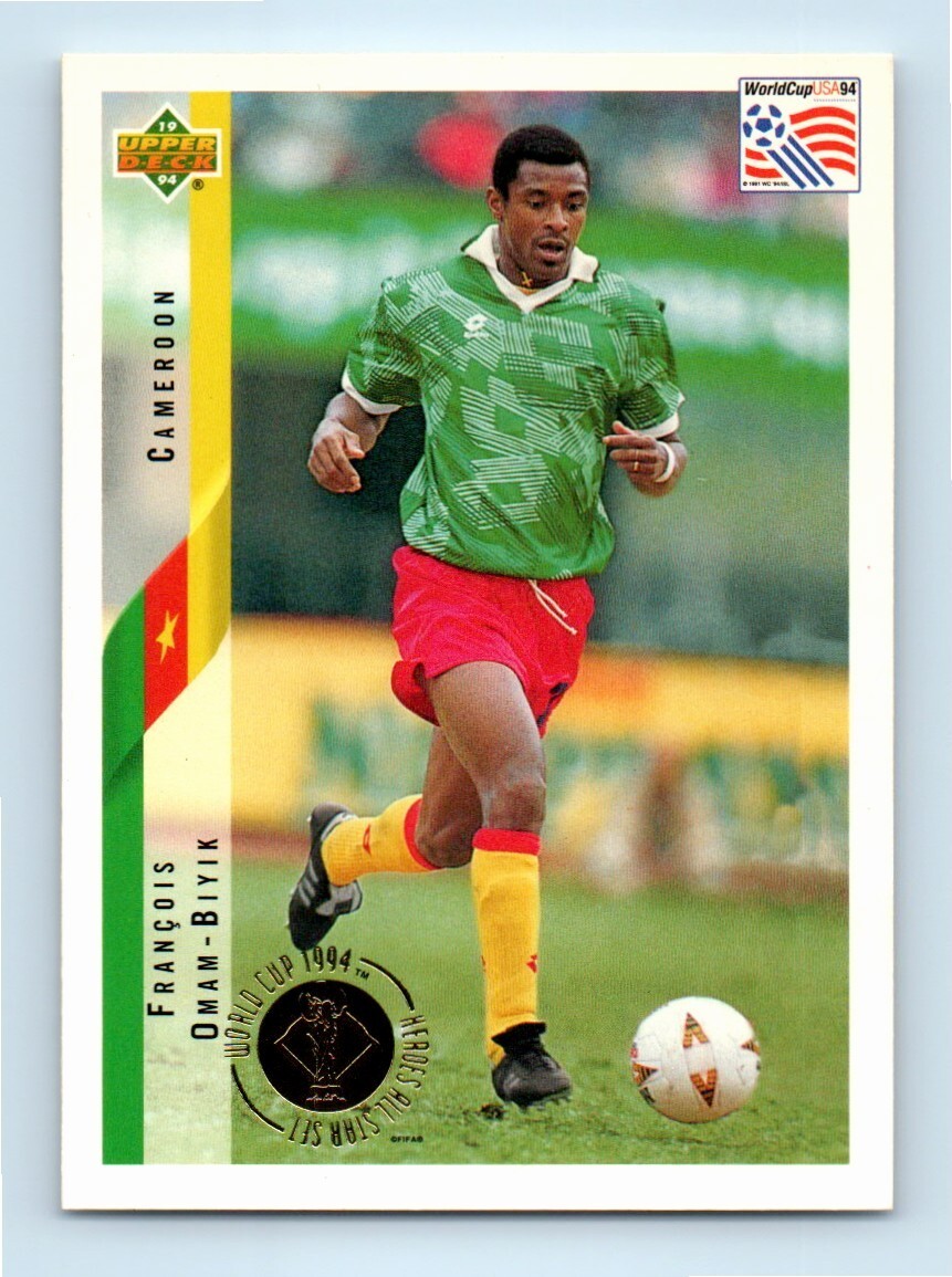 1994 Upper Deck World Cup Heroes and All-Stars #18 Francois Omam Biyik Soccer