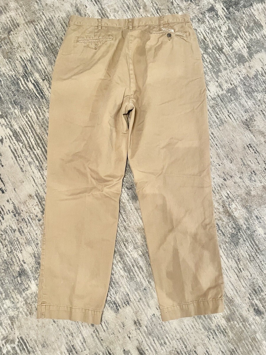 Polo By Ralph Lauren RN 41381 khaki chinos pants 100% cotton men's