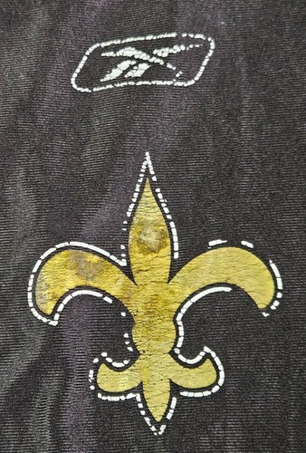 Camiseta de fútbol americano de colección de los New Orleans Saints de la década de 2000 #9 Brees talla 3XL negra NFL Reebok - Imagen 10 de 23
