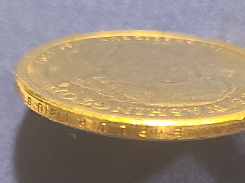 ERROR Presidential Dollar GEORGE WASHINGTON (2007 P) Inverted Lettering Edge - Picture 2 of 6