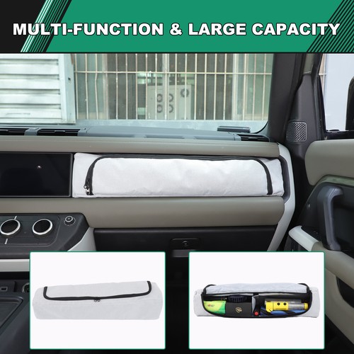 Organizador de bolsa de almacenamiento para tablero de pasajeros para Land Rover Defender 2020+ - Imagen 15 de 24