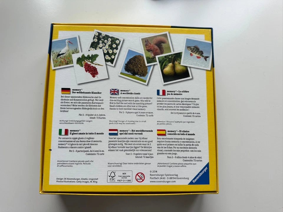 Ravensburger memory Natur - 72 Karten - Bild 3 von 3