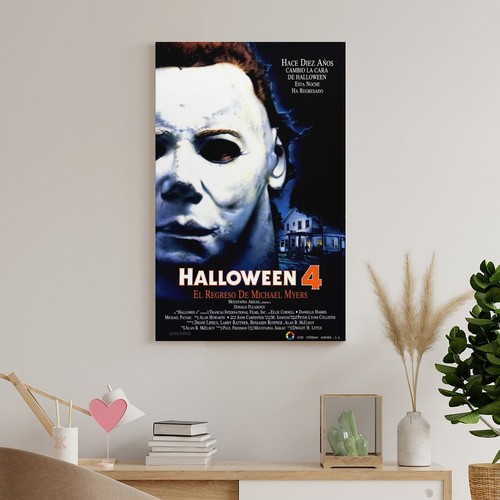 Halloween Michael Myers Canvas Art Wall Painting Poster Decor - Picture 9 of 12