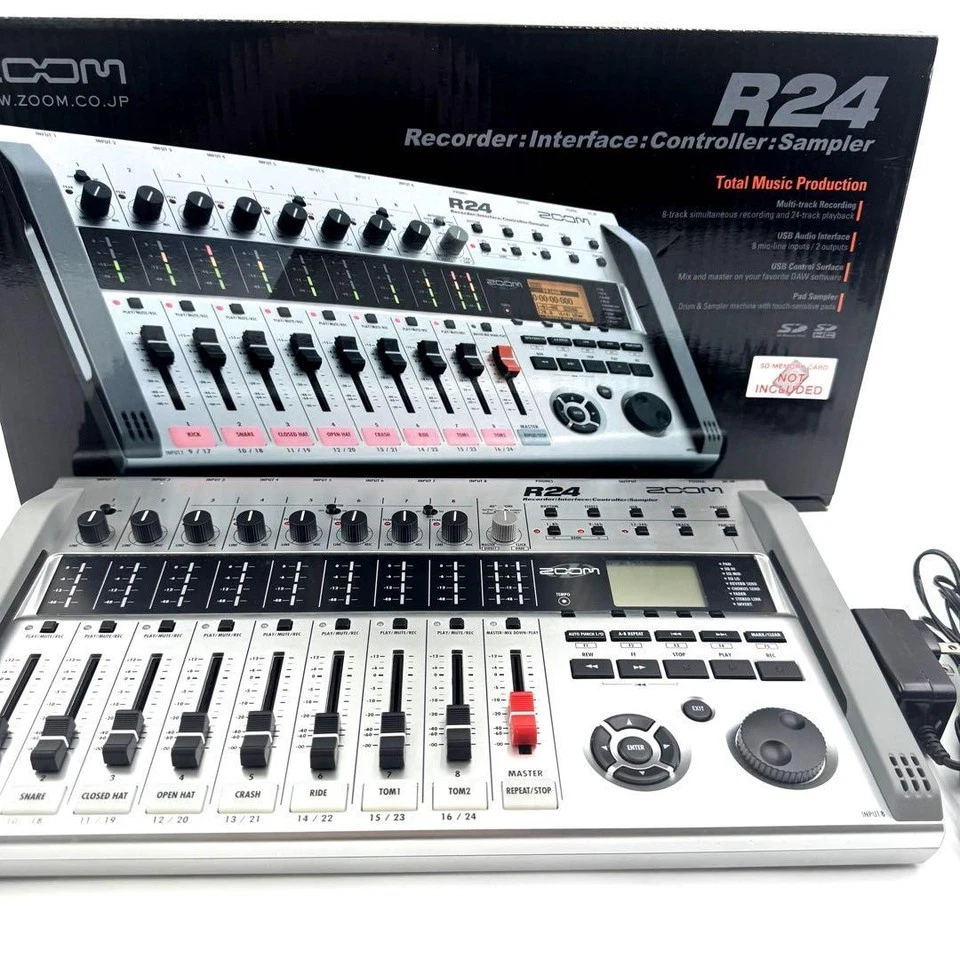 Zoom R24 Digital Multitrack Recorder 24-Track Interface Sampler