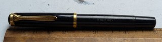 Pelikan 400 vintage fountain pen striped barrel 14k gold nib (t)