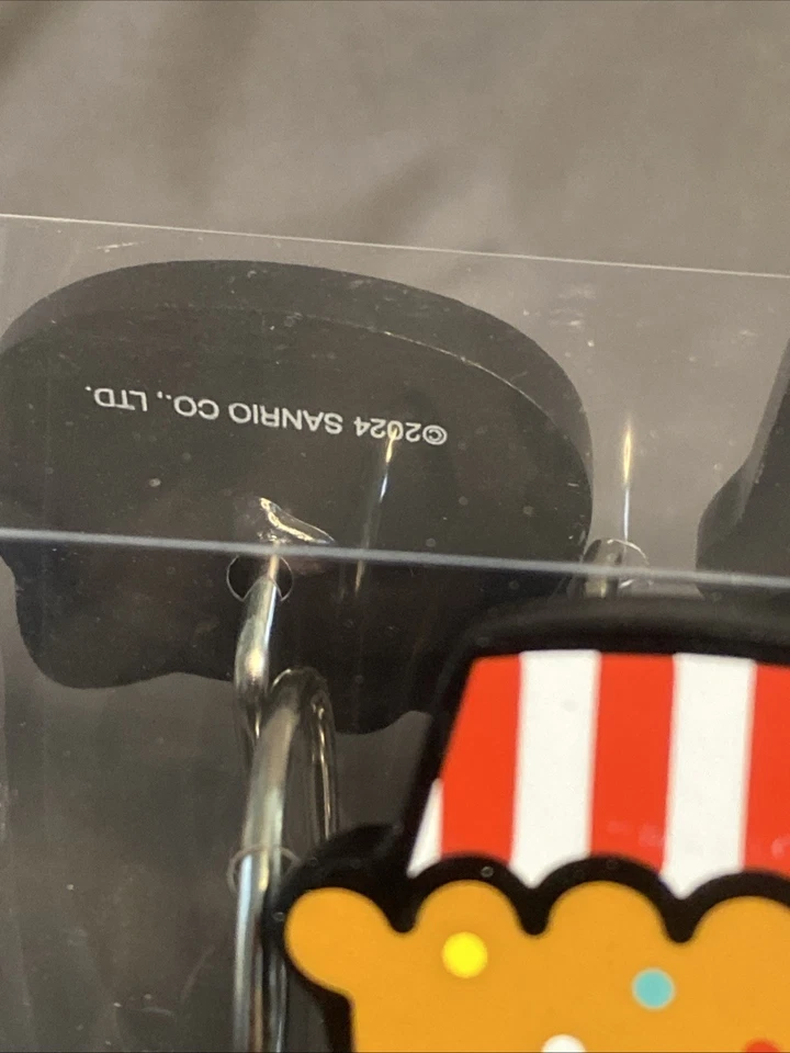 Hello Kitty Shower Curtain Hooks Set of 12 Sanrio 2017 Christmas Themed Holiday - Image 2 of 4