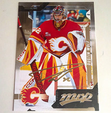 Upper Deck 2026-27 MVP Hockey Dustin Wolf Gold Script Auto Flames #94