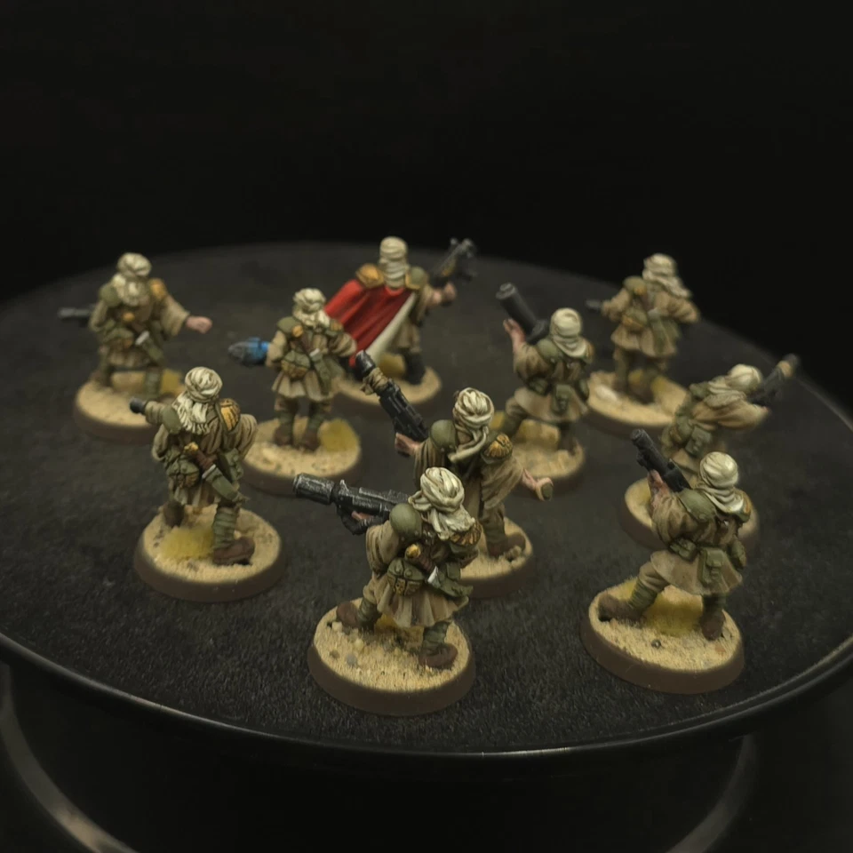 Pro Painted Warhammer 40K OOP METAL Tallarn Desert Raiders ×10 Games Workshop - Image 4 of 4