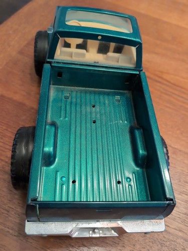 14" Vintage Nylint Pickup Truck ATV 4x4 grün gepresster Stahl Metall ATV Hauler - Bild 10 von 12