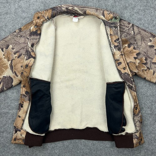 VTG Redhead Jacket Pants Set Mens Large Camouflage Fleece Hunting Outdoors USA - Picture 11 of 24