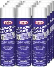 Claire Germicidal Cleaner, Country Fresh Scent, 19 oz Aerosol Spray, 12/Carton