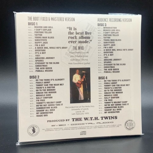 THE WHO / LIVE AT LEEDS COMPLETO「ライヴ・アッ�ト・リーズ究極盤」(8CD+BONUS CD) - Foto 5 di 10