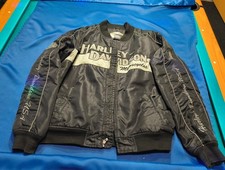 Harley Davidson nylon motorcycle riding jacket in a men  s size large,