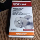Hyper Tough Keyed Entry Tulip Style Doorknob, Stainless Steel