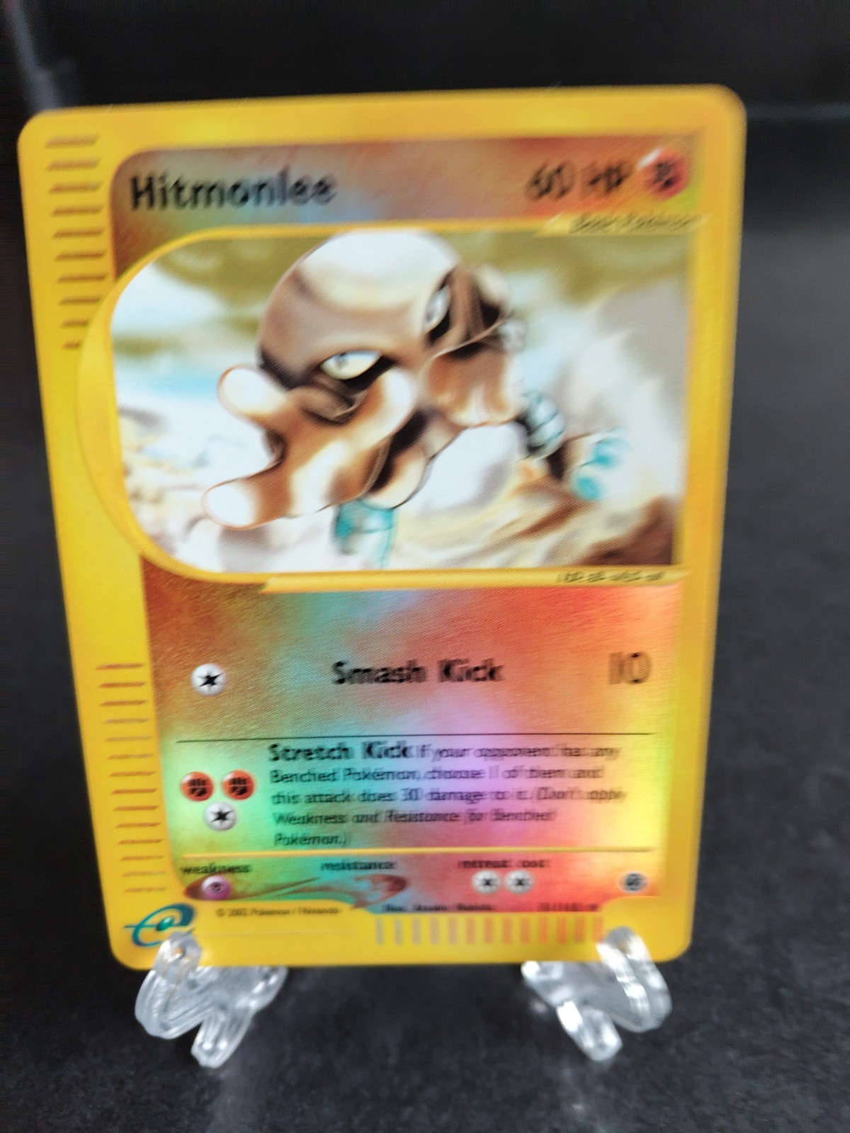 Pokémon Hitmonlee Expedition Reverse Holo Card 81/165 Near Mint